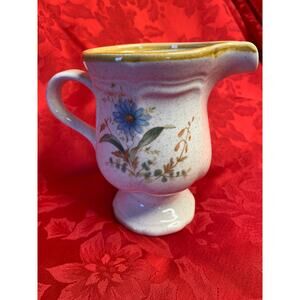 Mikasa Blue Daisies Vintage Creamer Pitcher